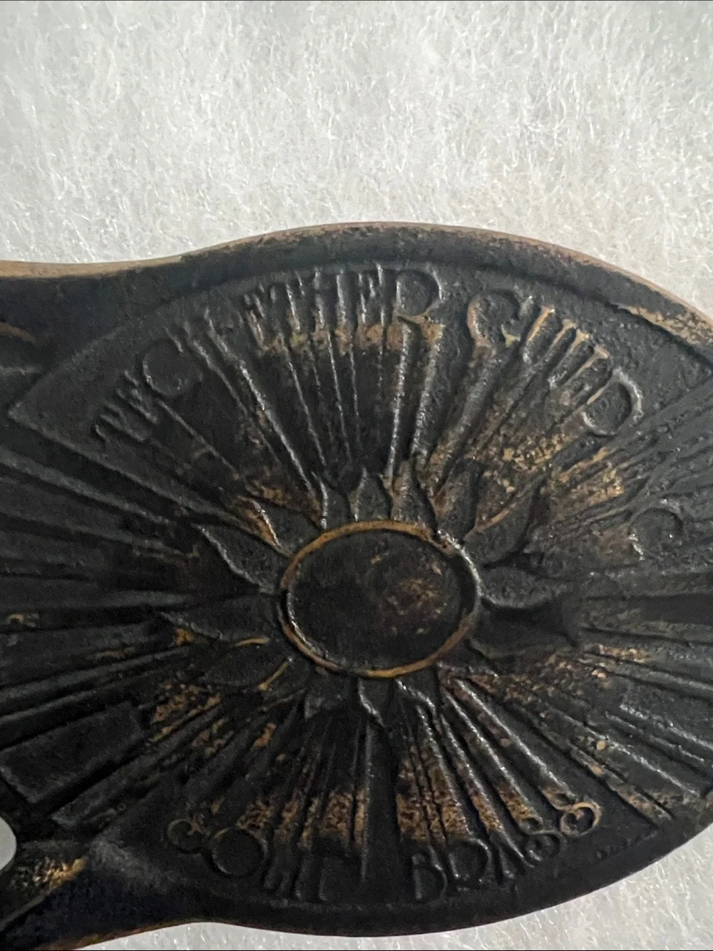 Vintage Sailing Ship Oval Belt Buckle in Yellow and Black